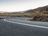 New Zealand's North Island Road at Dawn