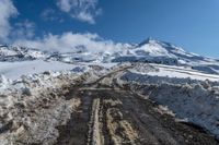 New Zealand Scenic Landscape Snow Hill