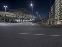Night Berlin: Architecture, City Street Lights 001