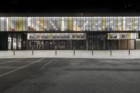 Night City Lights: Reflections in a Metropolitan Area