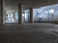 Night Cityscape: Concrete Parking in Berlin