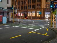 Night City Road Lights and Modern Architecture