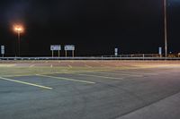 Night City Road in Toronto with Clear Sky