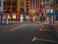 Night City Road in Urban Landscape