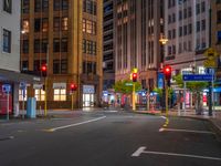 Night City Road in Urban Landscape