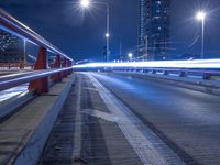 Night Cityscape of Chicago, Illinois, USA