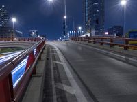 Night Cityscape of Chicago, Illinois, USA