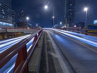 Night Cityscape of Chicago, Illinois, USA