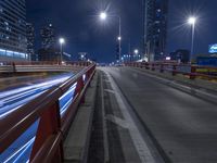 Night Cityscape of Chicago, Illinois, USA