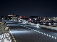 Night Cityscape of Holland with Street Lights