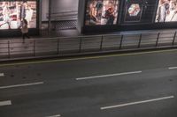 Cityscape at Night in Hong Kong, China