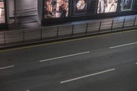 Cityscape at Night in Hong Kong, China