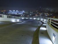 Night Cityscape of Los Angeles, California