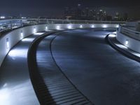 Night Cityscape of Los Angeles, California