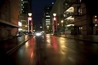 Night Cityscape in Portland, Oregon