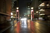 Night Cityscape in Portland, Oregon