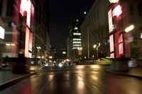 Night Cityscape in Portland, Oregon