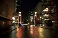 Night Cityscape in Portland, Oregon