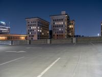 Night Cityscape of Salt Lake City, Utah, USA