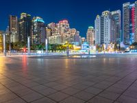 Night Cityscape in Taichung, Taiwan