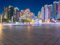 Night Cityscape in Taichung, Taiwan