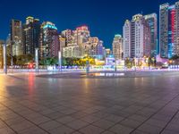 Night Cityscape in Taichung, Taiwan