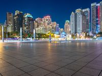 Night Cityscape in Taichung, Taiwan