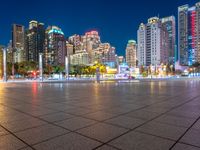 Night Cityscape in Taichung, Taiwan