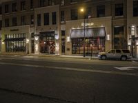 Night in Detroit: Modern Architecture and Urban Cityscape