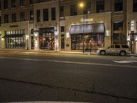 Night in Detroit: Modern Architecture and Urban Cityscape