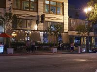 Night in Downtown Los Angeles, California