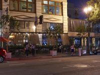 Night in Downtown Los Angeles, California