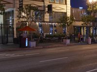 Night in Downtown Los Angeles, California