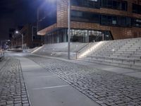 Night in Hafencity, Hamburg, Germany