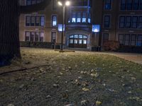 Night in Detroit - Dramatic Architecture in a Residential Area