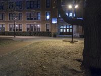 Night in Detroit - Dramatic Architecture in a Residential Area