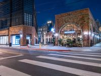 Night in Los Angeles Arts District