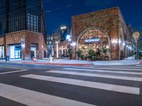 Night in Los Angeles Arts District