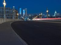 Night in the Metropolis: Street Lights and Cityscape