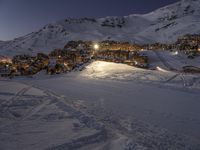 Night Landscape in the Alps of France