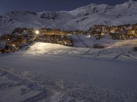 Night Landscape in the Alps of France