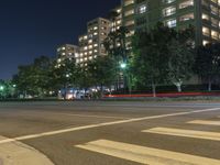 Night Light Streaks in Los Angeles