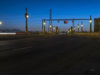 The Lights of an Urban City at Night