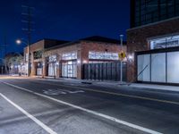 Night in Los Angeles Arts District: An Industrial Hub
