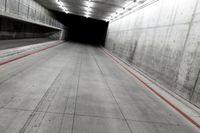 Night Race Track: Lighting the Way Through the Tunnel