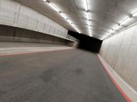 Night Racing Track Tunnel: Speed and Excitement at Night