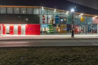 Night Scene of Modern Architecture in Toronto, Canada