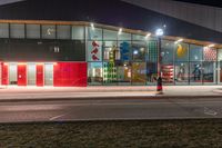 Night Scene of Modern Architecture in Toronto, Canada