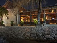 Night Scene in Old Town Lijiang, China 001