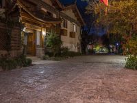 Night Scene in the Old Town of Lijiang, Yunnan